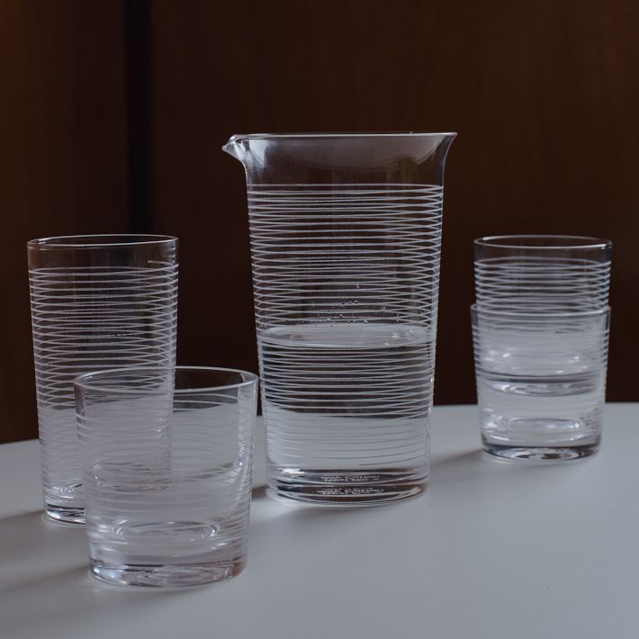 Billy Cotton Etched Glassware | West Elm (US)