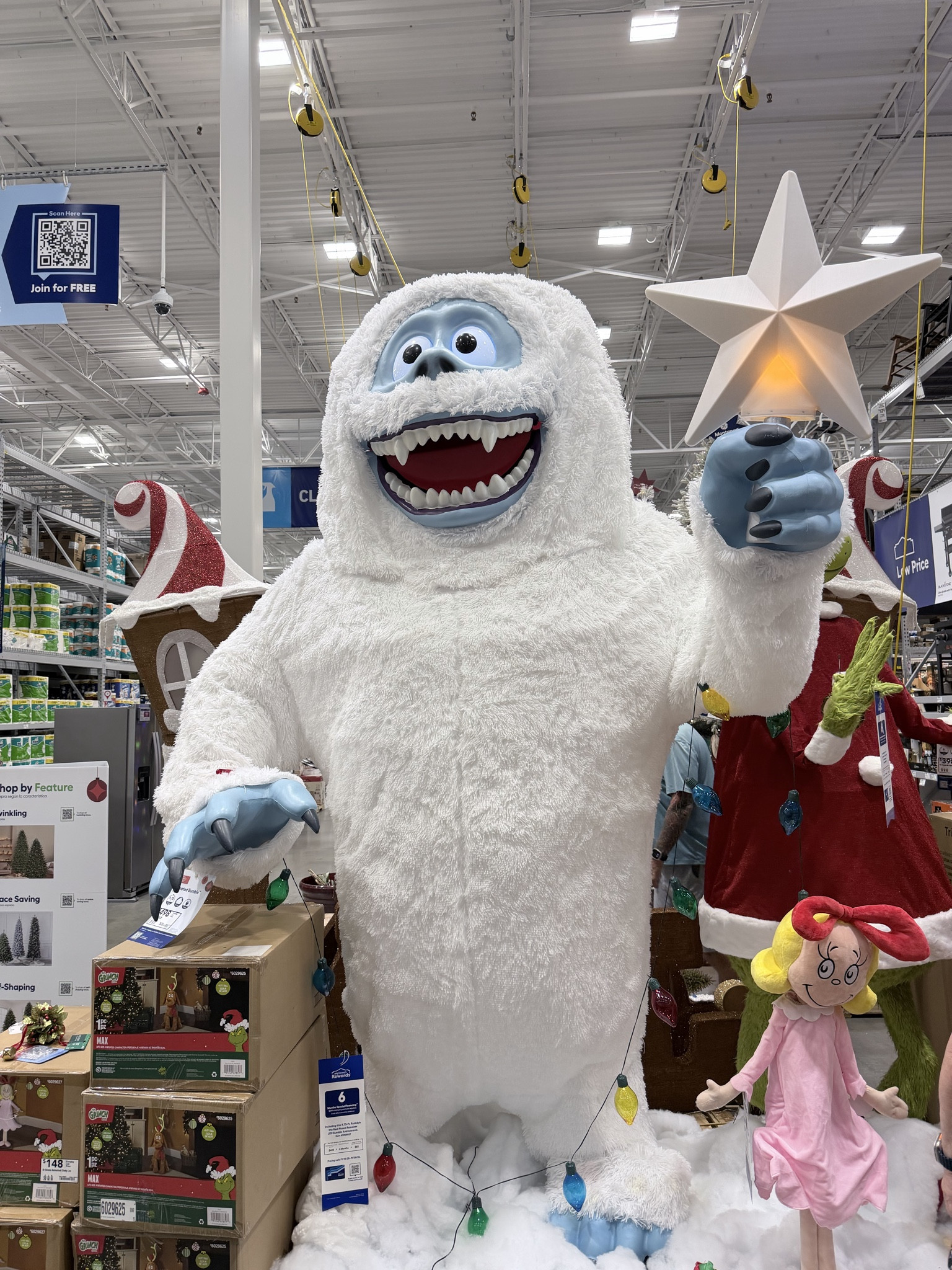 Made a stop at Lowe’s today and this yeti took me back to my childhood! I thought about getting one and then remembered I had no where to store it after the holidays. He does move and talk, so you should definitely think about grabbing one! 

#LTKHoliday #LTKHome