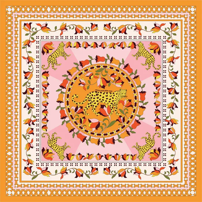 Double Sided Silk Scarf of Tropical Love | Nordstrom