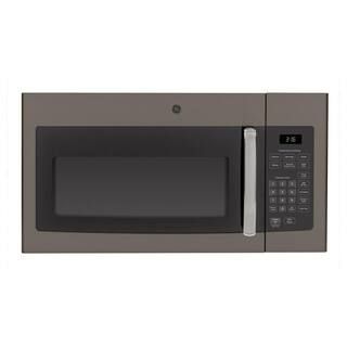 GE 1.6 cu. ft. Over the Range Microwave in Slate, Fingerprint Resistant-JVM3160EFES - The Home De... | The Home Depot