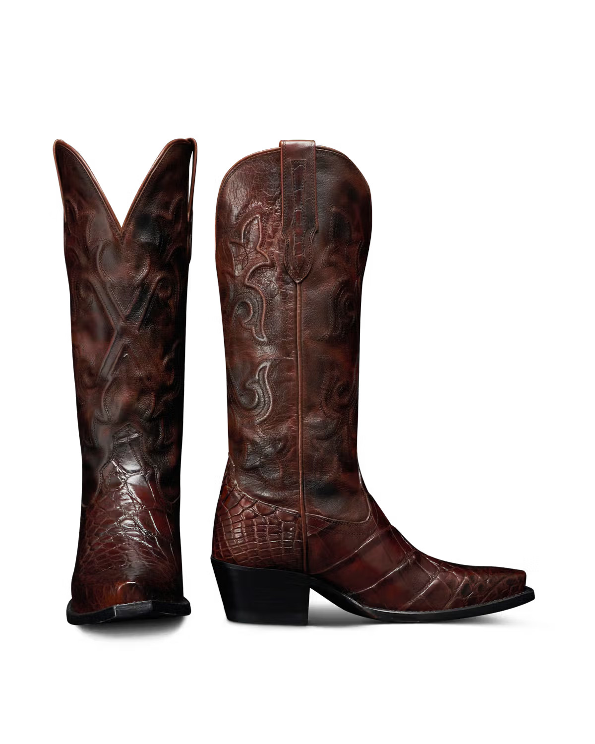 Women's Birthday Boot X in Dark Pecan Alligator - Women's Cowgirl Boot | Tecovas | Tecovas