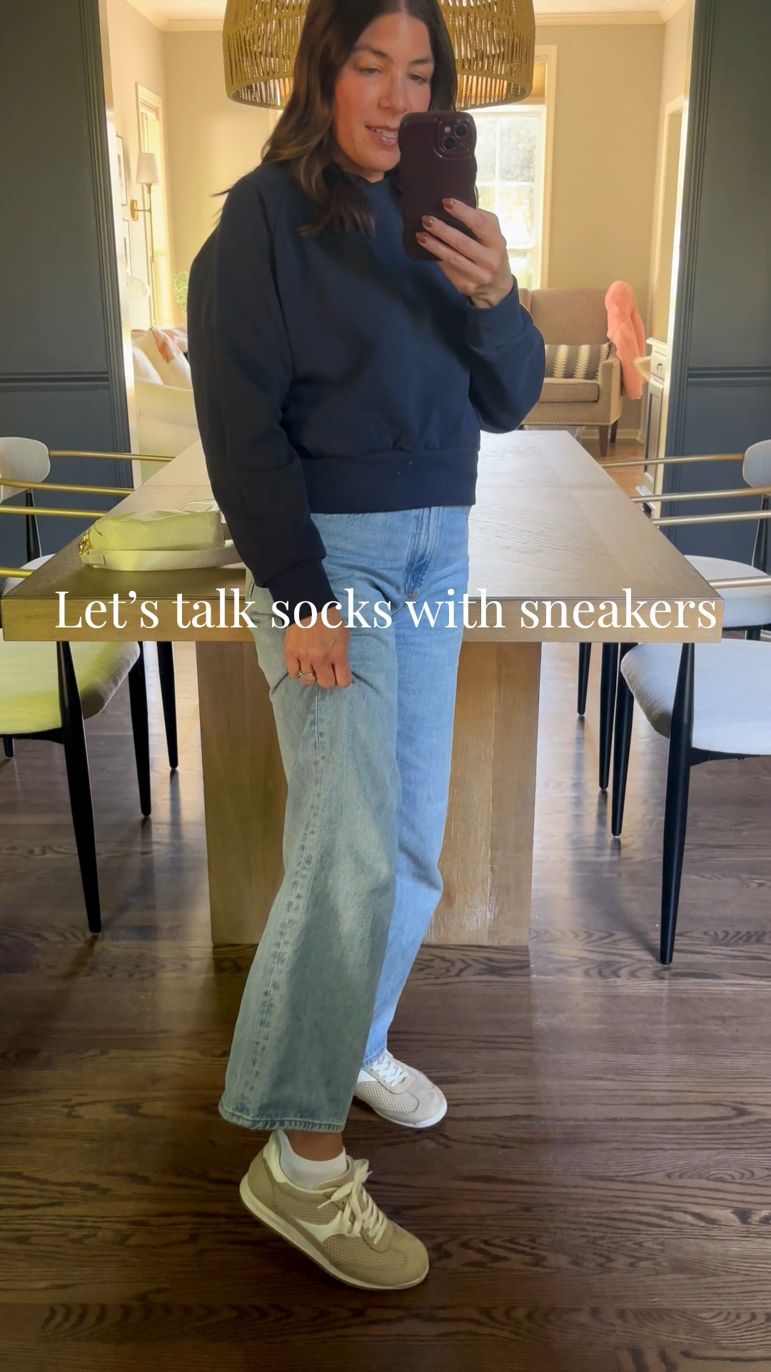 If you’re still wearing no-show socks with sneakers 👟 it may be aging you.  Opt for an ankle sock that just shows a tiny bit.  It was hard for me at first, but is actually way more comfortable and practical!

#LTKgrwm #LTKOver40 #LTKootd