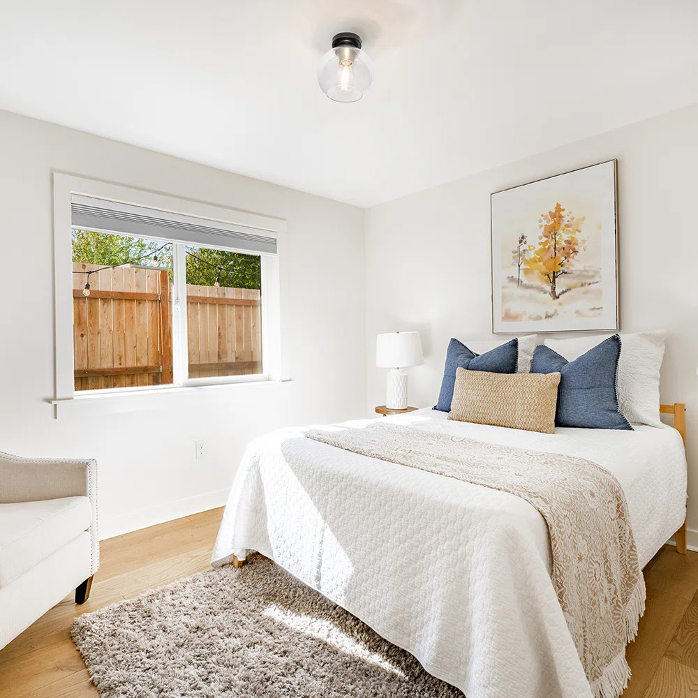 Hitchens Glass Flush Mount | Wayfair North America