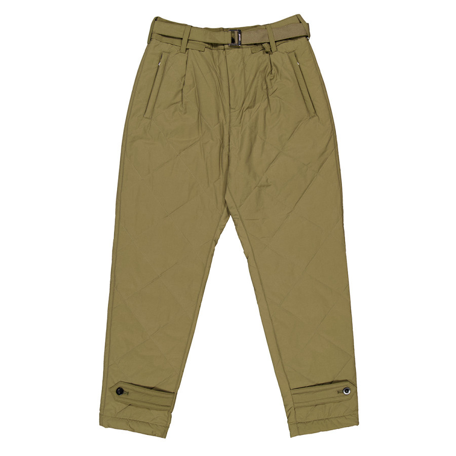 Sacai Mens Khaki Quilted Pants, Brand Size 0 (X-Small) | Jomashop.com & JomaDeals.com