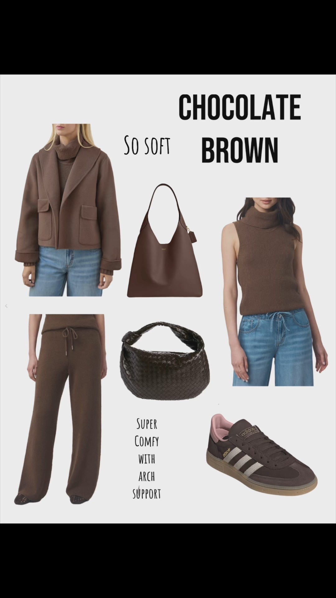 Fall’s rich chocolate tones have me swooning this season 🍂 From this cropped jacket that instantly elevates any look, to my go-to sneakers that keep me comfy on the go—these are my new favorite fall picks. Cozy, chic, and versatile enough to take me from errands to evenings out.

Tap to shop my chocolate brown must-haves for fall ✨

#LTKTravel #LTKStyleTip #LTKFallSale