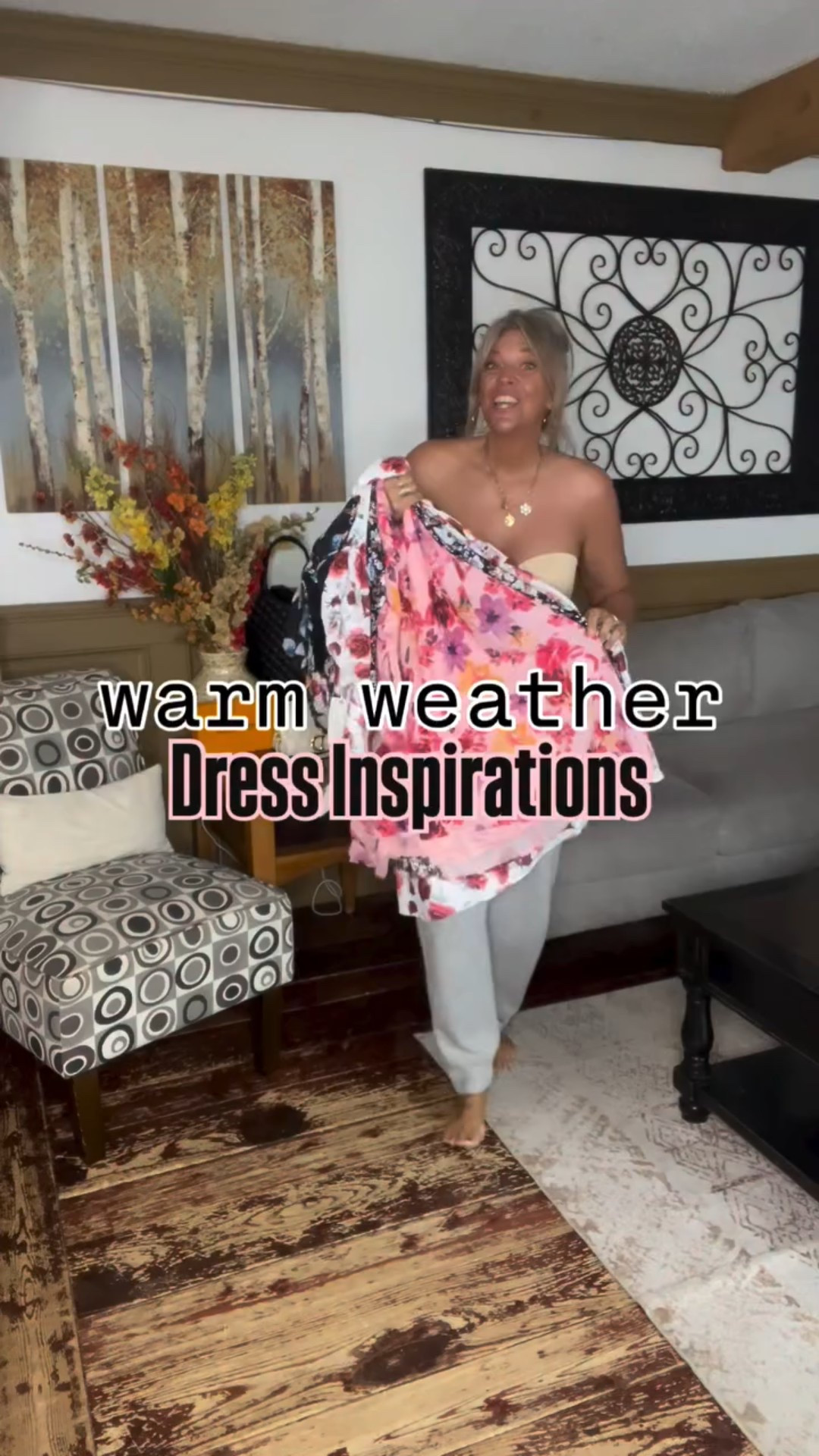 4 Beautiful dresses perfect for your next warm weather vacation. I have codes 👩‍💻 too!! Wear these for spring break or for a spring wedding; either way you’ll love them. I’m 178lbs/5’7”/size 14 and I’m wearing the size large in all 4 dresses 👗. 
Codes: 
Dress with slit: 3BMW7HGP.
Button down dress: R2GVAII2. 
Lace up bust dress: XU8SBAEH.
Stretchy black floral: QD45VAEC.

#LTKWedding #LTKMidsize #LTKSeasonal