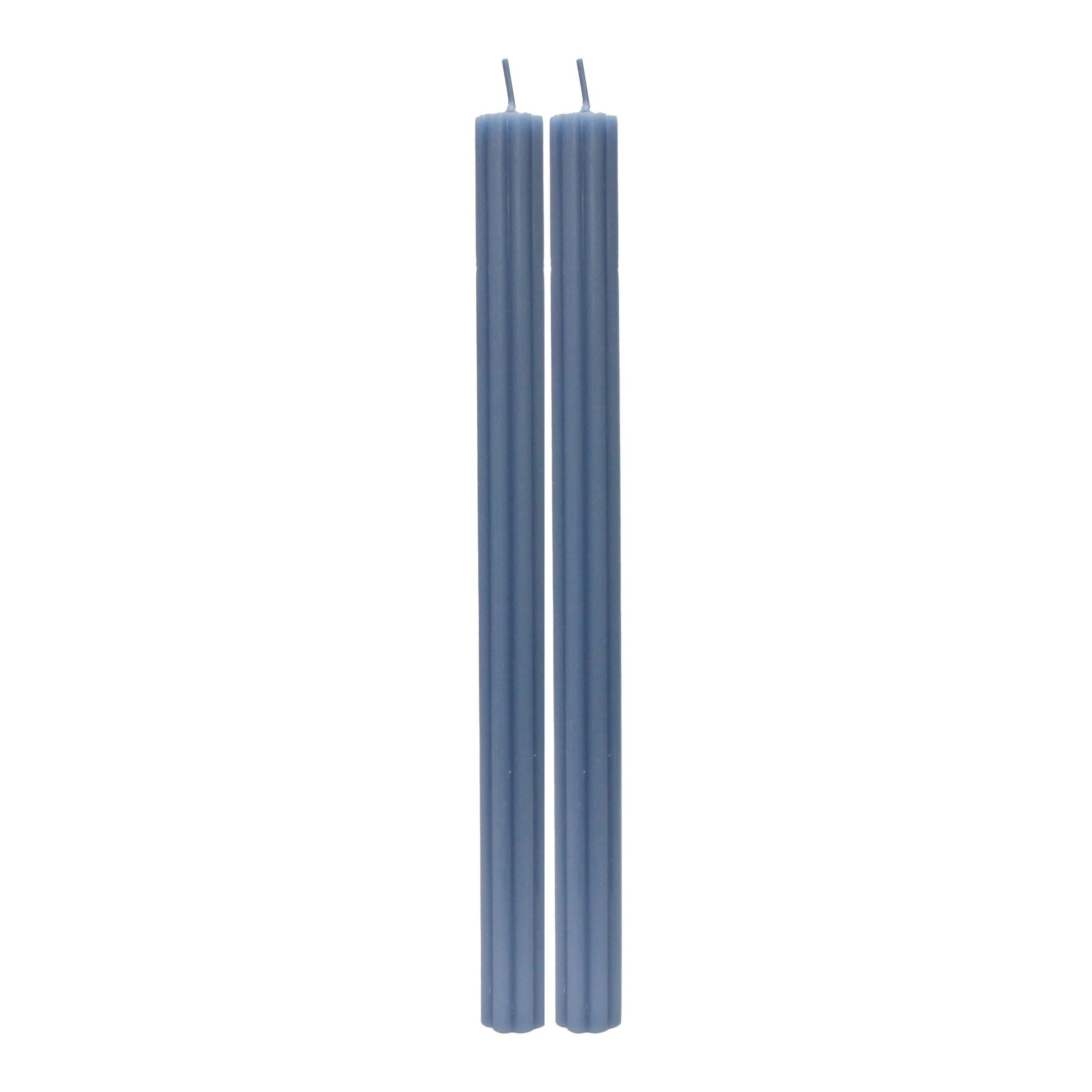 Better Homes & Gardens Unscented Taper Candles, Blue, 2-Pack, 11 Inches Height | Walmart (US)