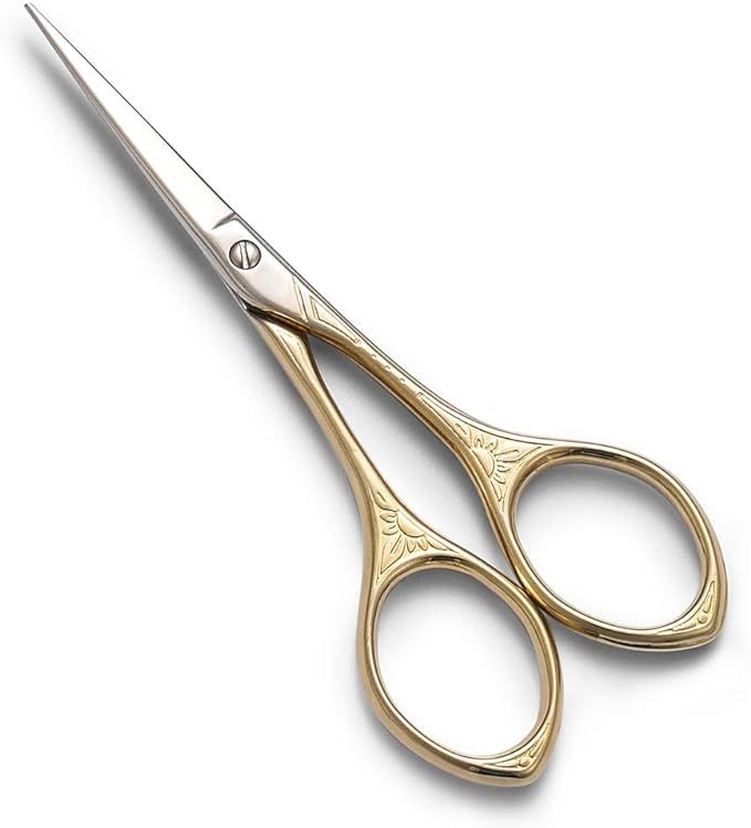 HITOPTY Small Embroidery Scissors, 3.9in Stainless Steel Sharp Craft Shears for Sewing, Art Work,... | Amazon (US)