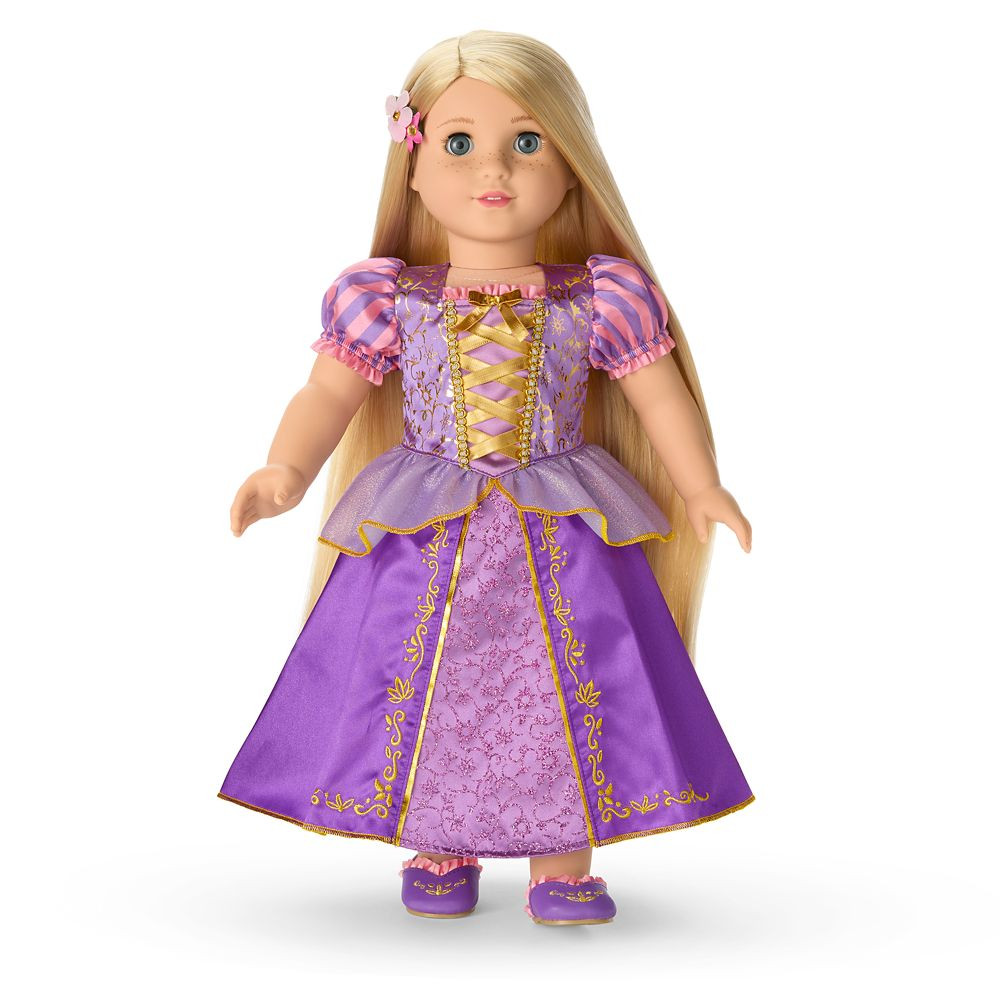 American Girl® Disney Princess Rapunzel Doll – Tangled – 18'' | Disney Store | Disney Store