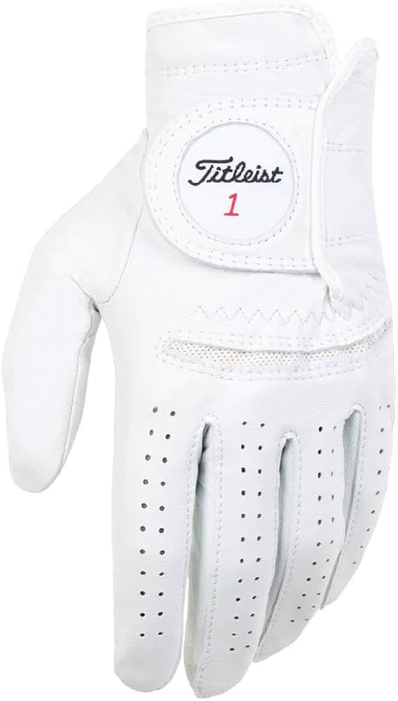 Titleist Perma-Soft Men's Regular Left Pearl, Large | Amazon (US)