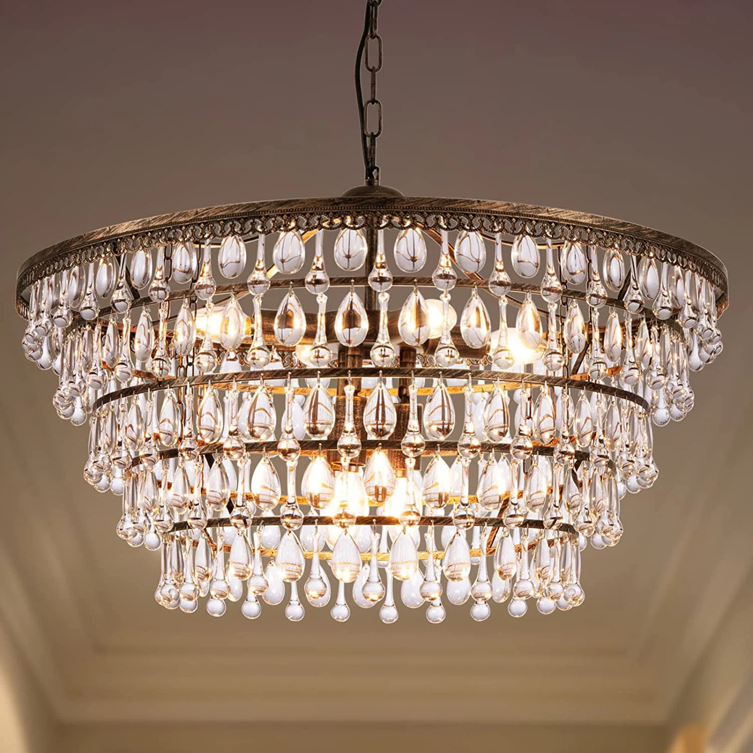 7 - Light Dimmable Tiered Chandelier | Wayfair North America