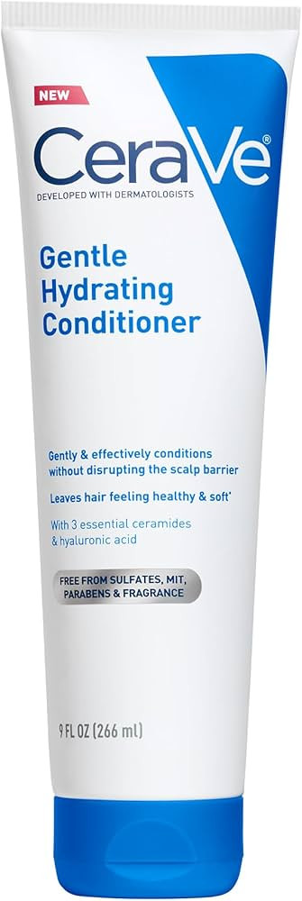 CeraVe Gentle Hydrating Conditioner, Hair Conditioner With Ceramides, Niacinamide & Hyaluronic Ac... | Amazon (US)