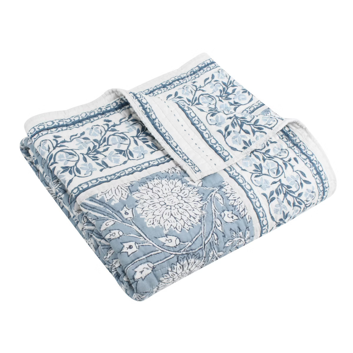 Adare Blue  Quilted Throw - Levtex Home | Target