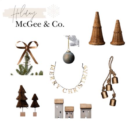 McGee and Co Holiday Decor Picks 

#LTKhome #LTKSeasonal #LTKHoliday
