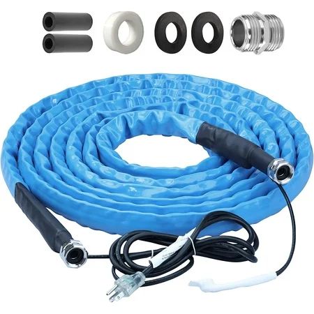 Capess Heated Water hose for RV 15FT -20 ℉ Antifreeze Heated RV Water Hose with Energy Saving Thermo | Walmart (US)