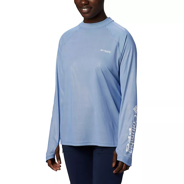 Women's PFG Tidal Deflector™ Zero Mock Long Sleeve Shirt | Columbia Sportswear