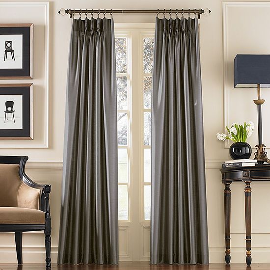 CHF Marquee Light-Filtering Pinch Pleat Back Tab Single Curtain Panel | JCPenney