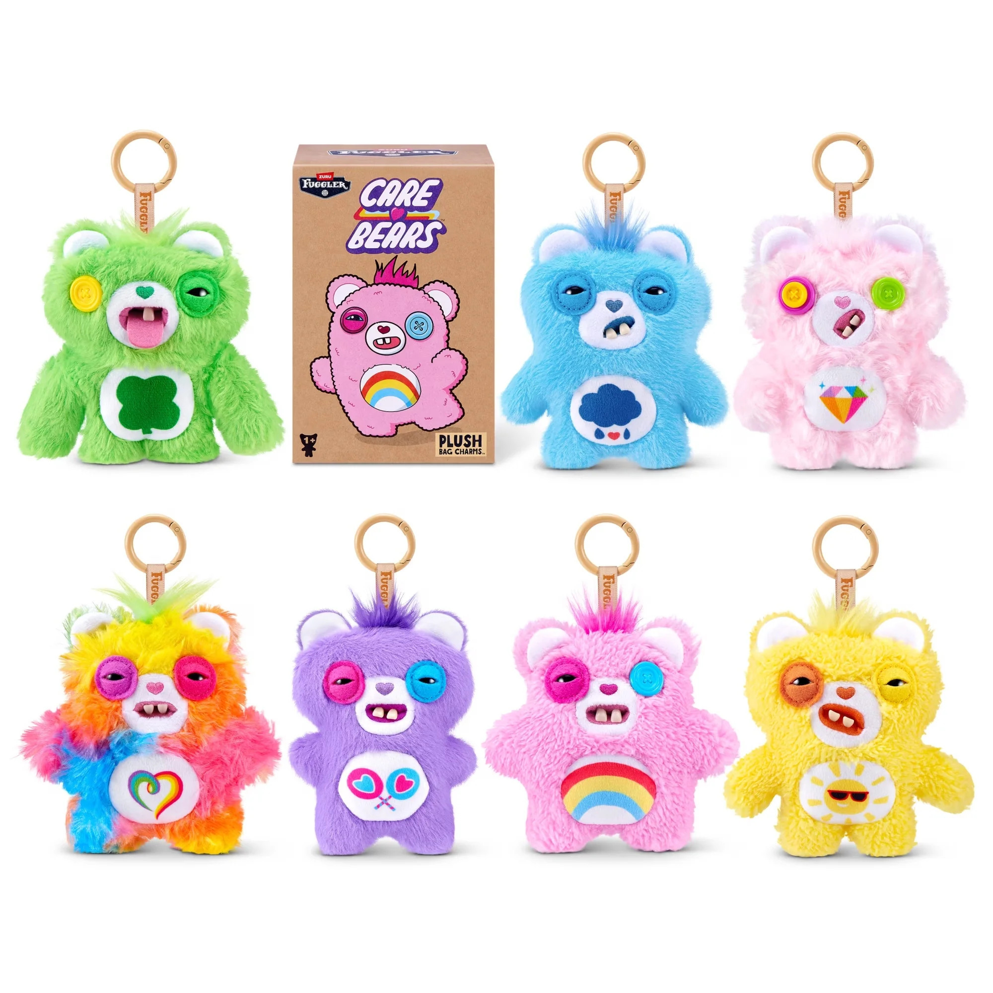 ZURU Fuggler x Care Bears 5 Inch Single Plush Keyring Blind Box | Shop Simon