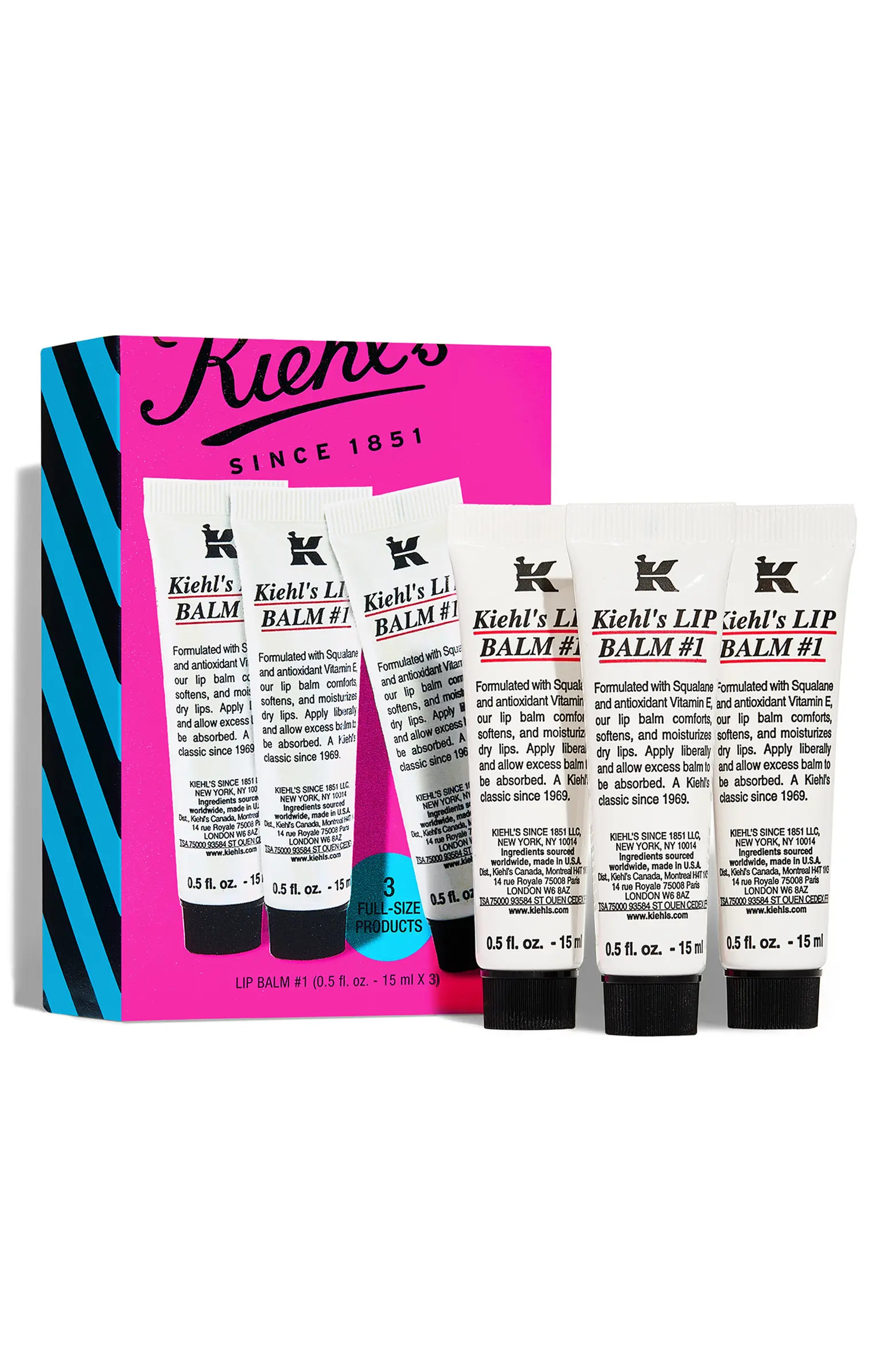 Kiehl's Lip Balm #1 Trio Set $44 Value | Nordstrom