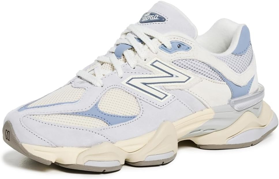 New Balance Unisex 9060 Sneakers, Pearl Grey, 11.5 US Women/10 US Men | Amazon (US)