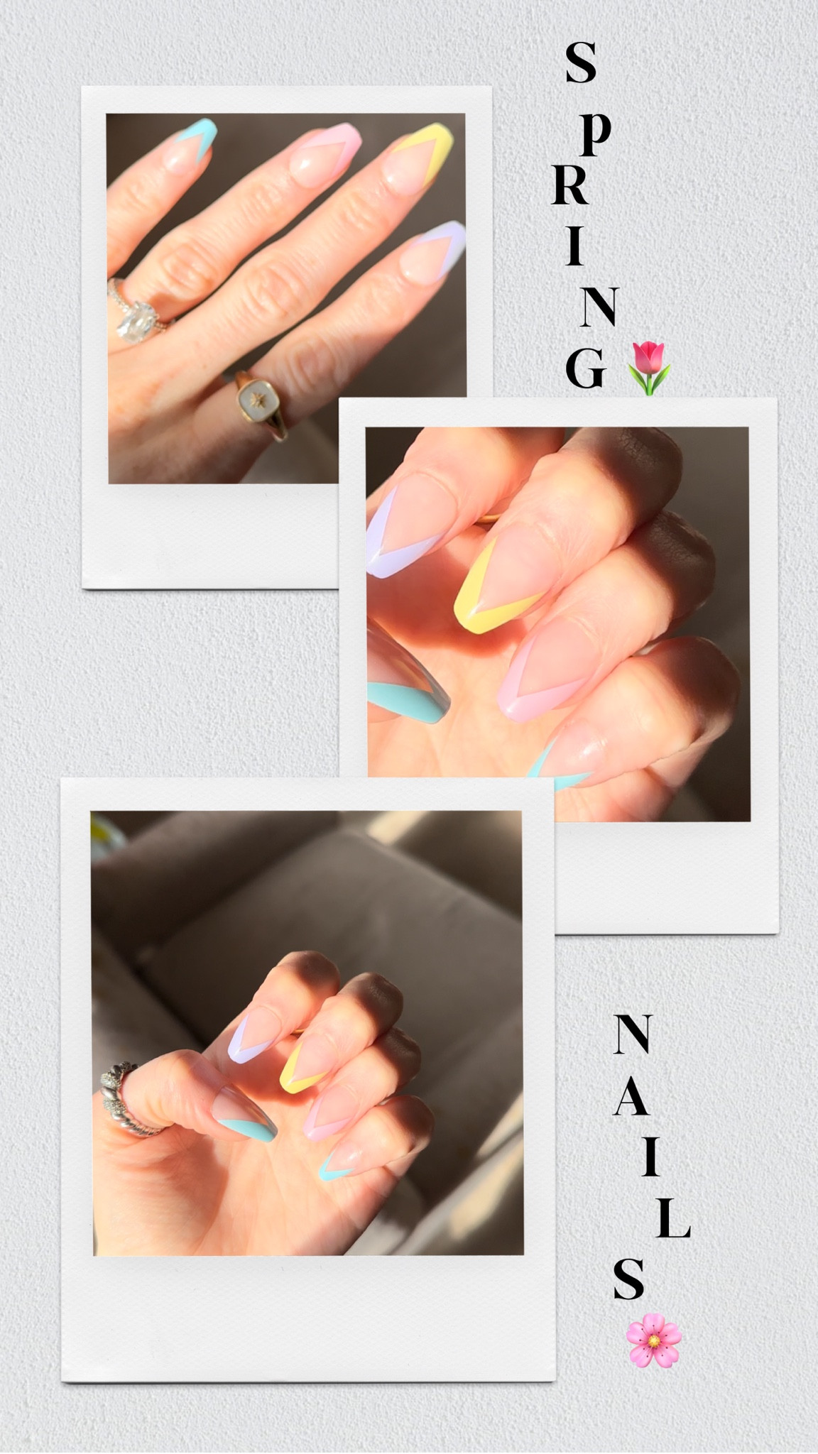 Spring nails 🌷 at home nails 

#LTKstyletip #LTKbeauty