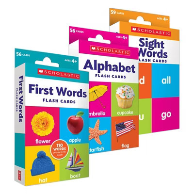 Scholastic Teaching Solutions Flash Cards: Language Set 1, 3 Sets | Target