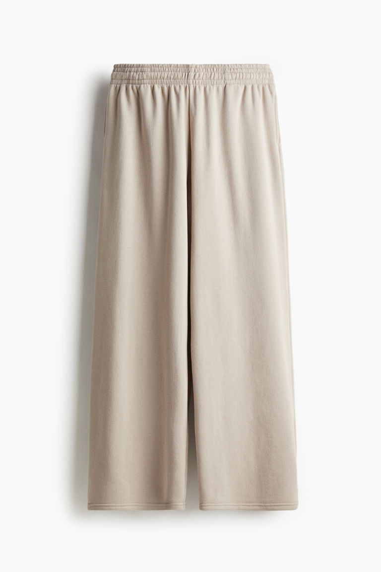 H & M - Wide-Leg Joggers - Brown | H&M (US + CA)