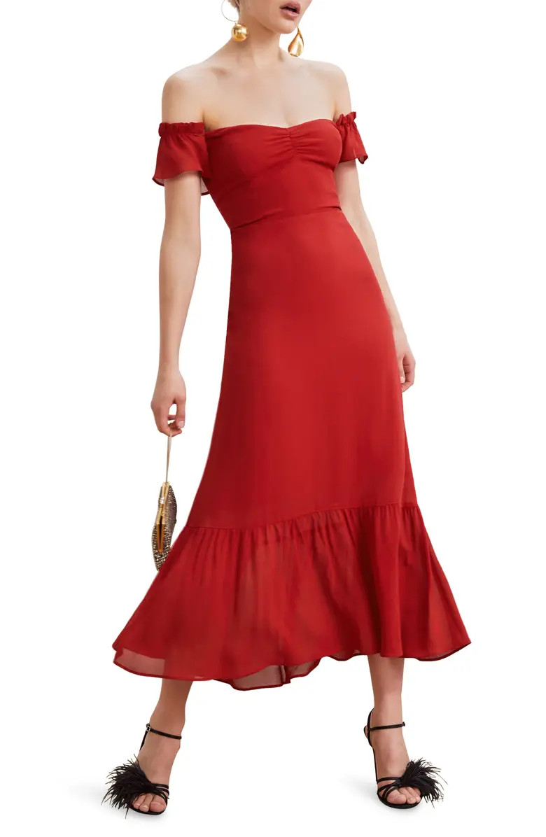 Butterfly Midi Dress | Nordstrom