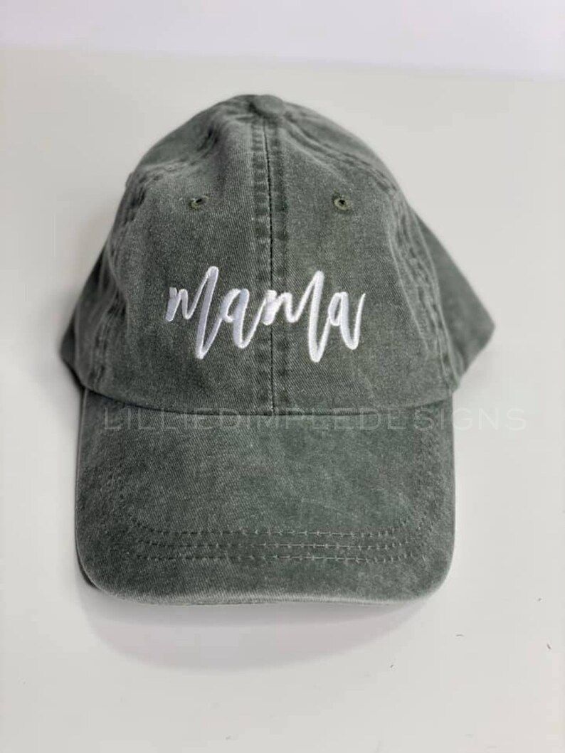 Mama Adjustable Hat | Mama Script Hat| Gift for Mom | Etsy (US)