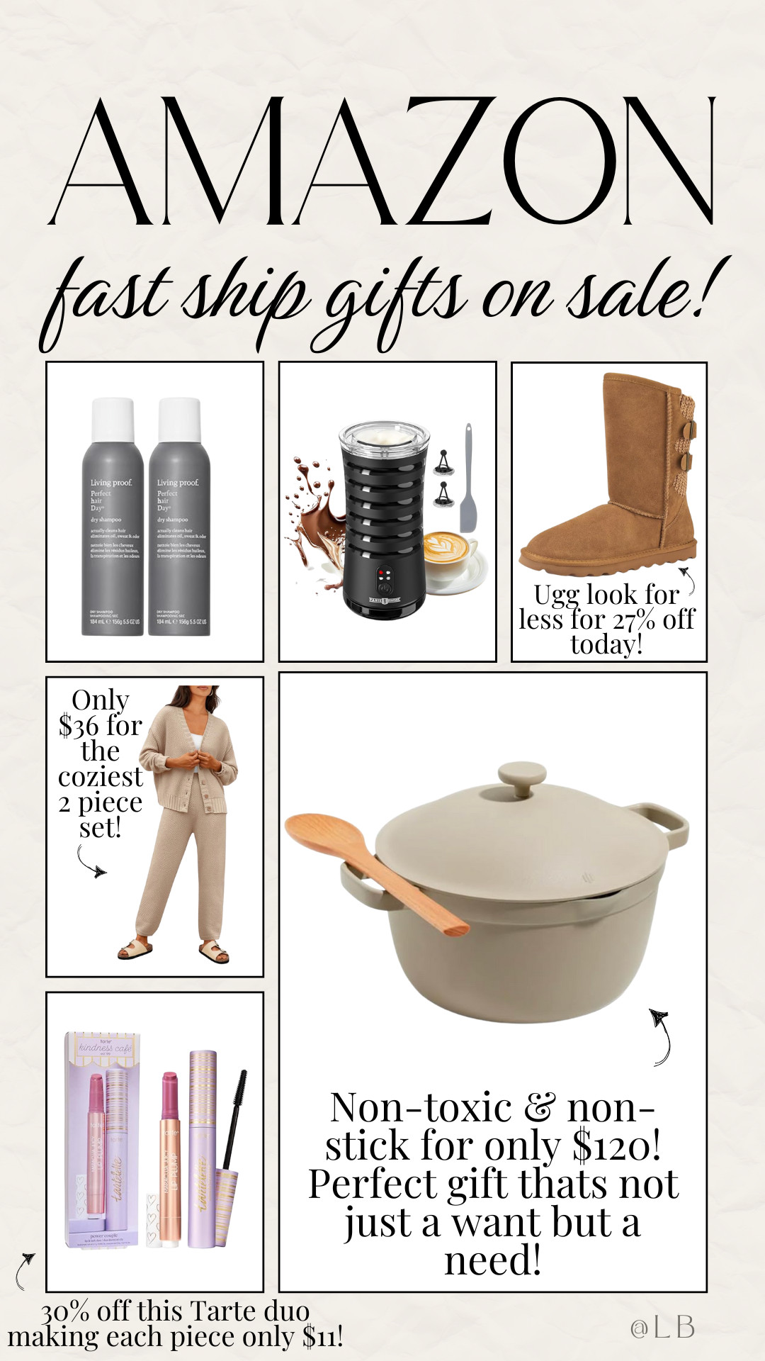 Top 6 fast ship gifts on sale from Amazon! 

 #LTKGiftGuide #LTKHoliday #LTKSaleAlert