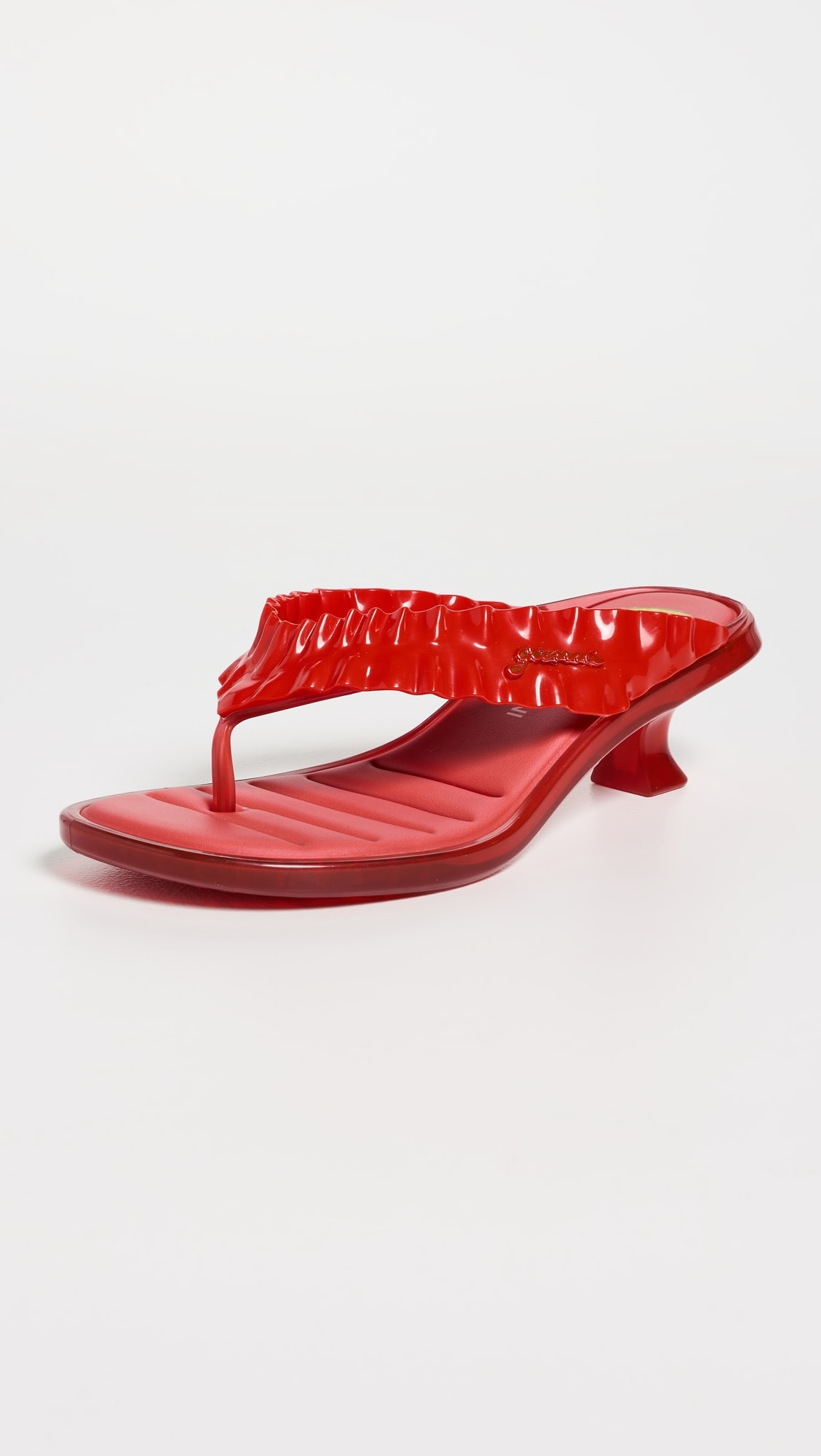 Melissa x Ganni Jelly Thong Kitten Heels | Shopbop
