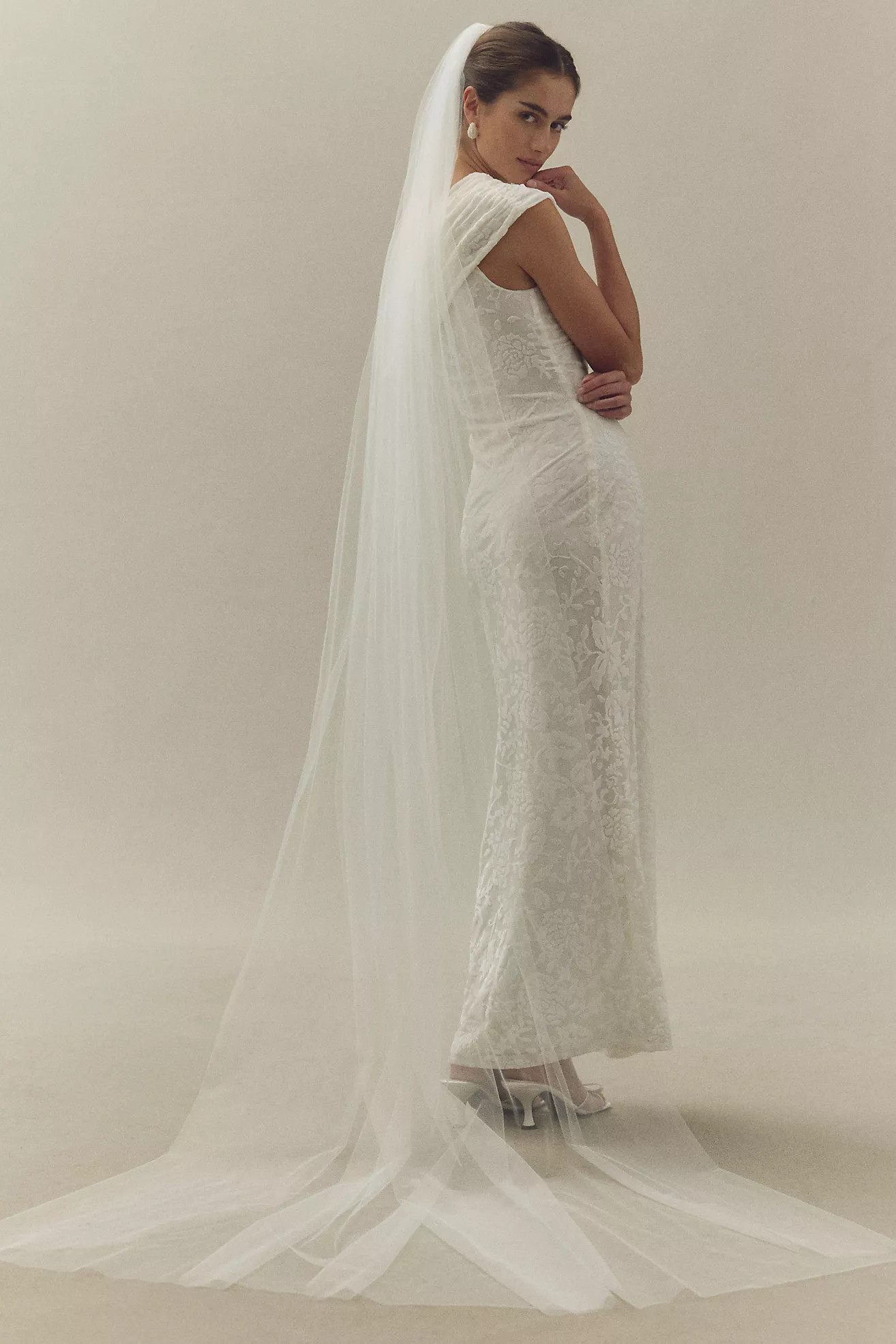 BHLDN Magdelena Cathedral Veil | Anthropologie (US)