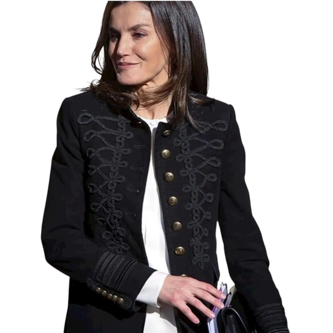 Zara Military Toggles Victorian Velvet Jacket Blazer S Size Black Colour - Etsy | Etsy (US)