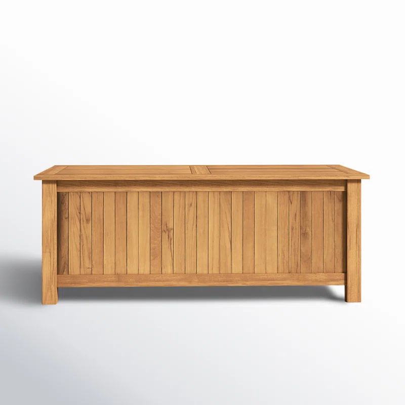 Summerton Teak Solid Wood Deck Box | Wayfair North America