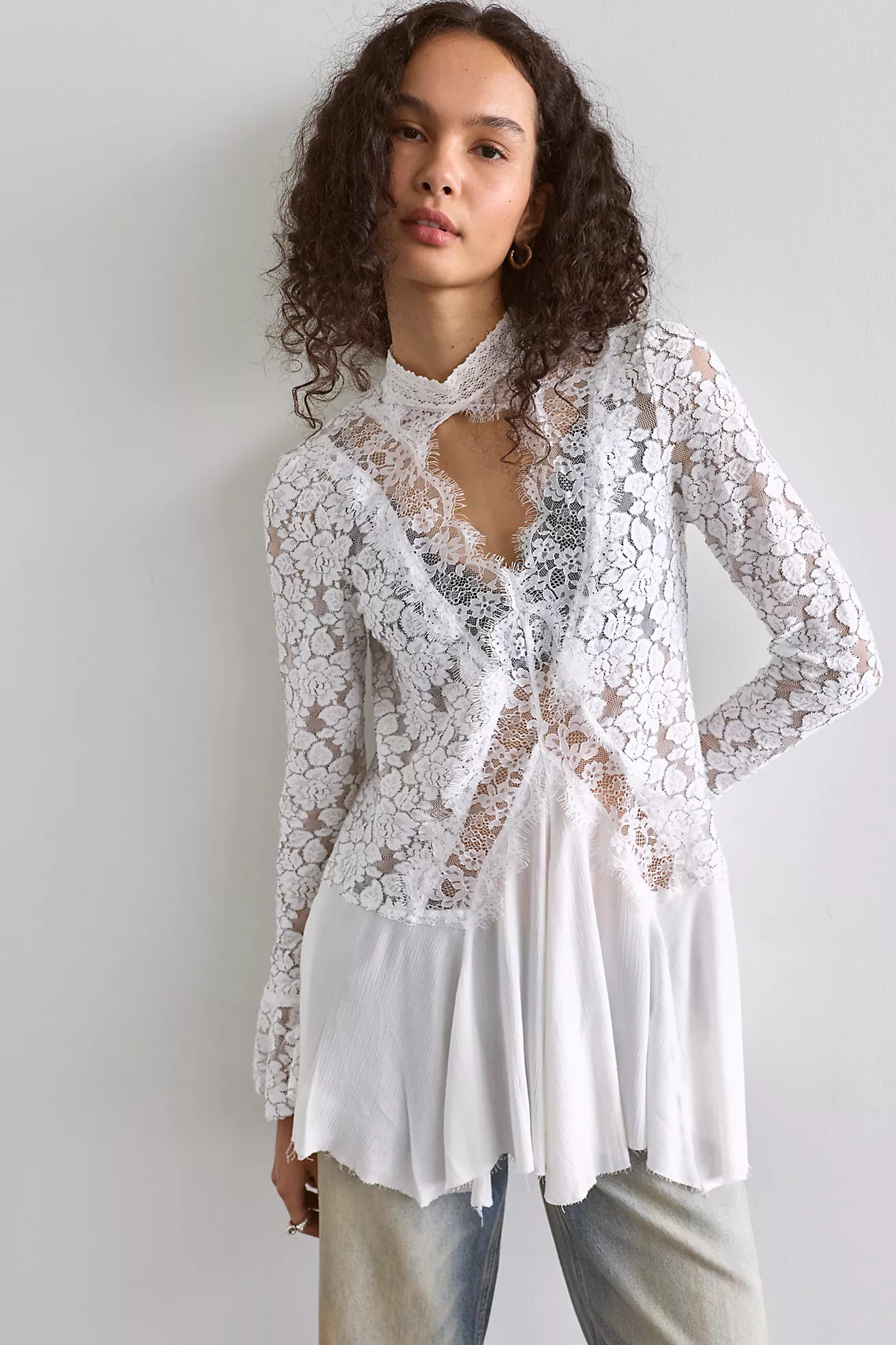 First Crush Lace Tunic | Free People (Global - UK&FR Excluded)