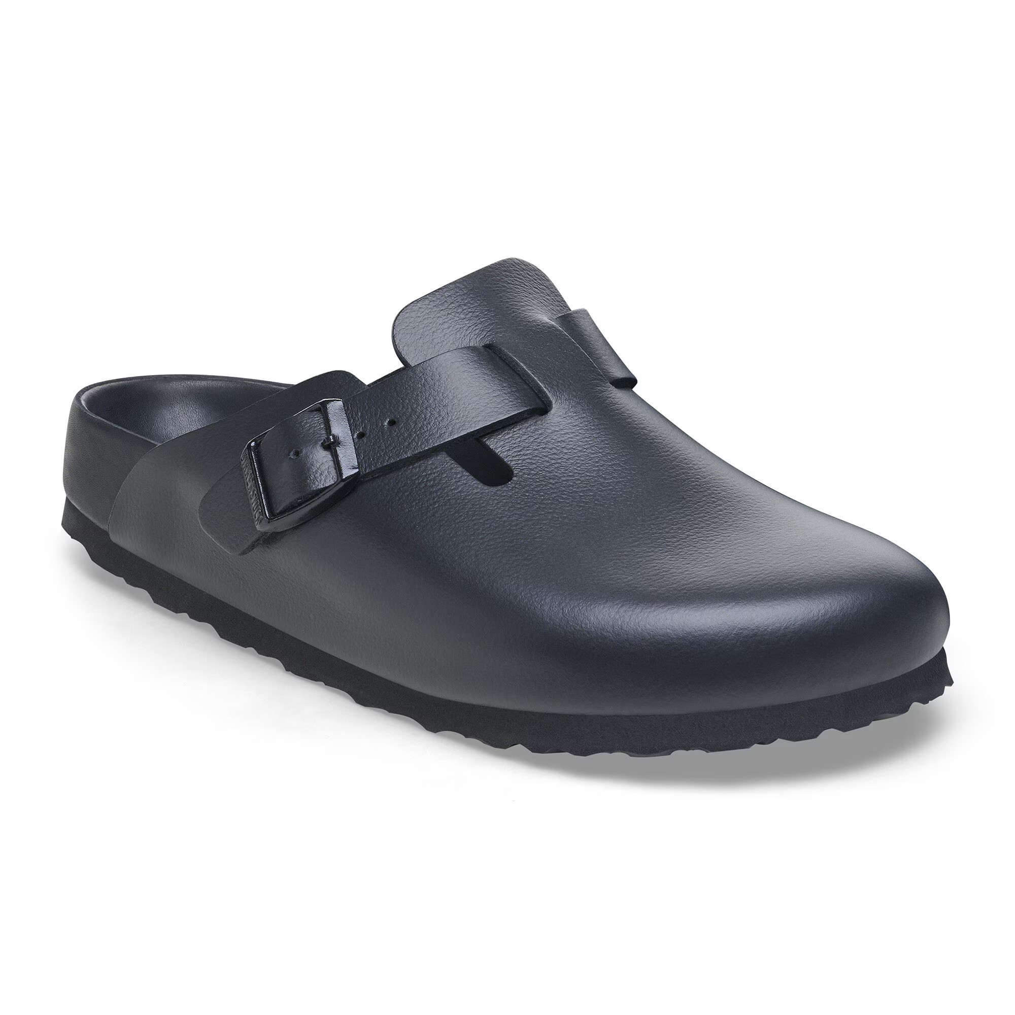 Boston Leather Black Clogs | Birkenstock USA