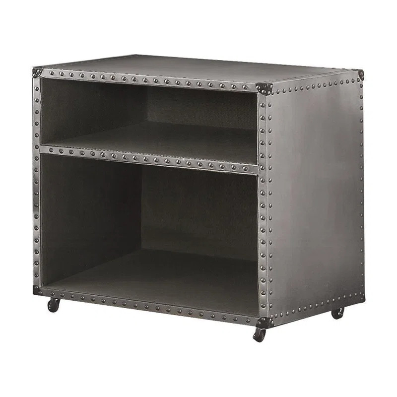 Nightstand w/USB, Aluminum | Wayfair North America