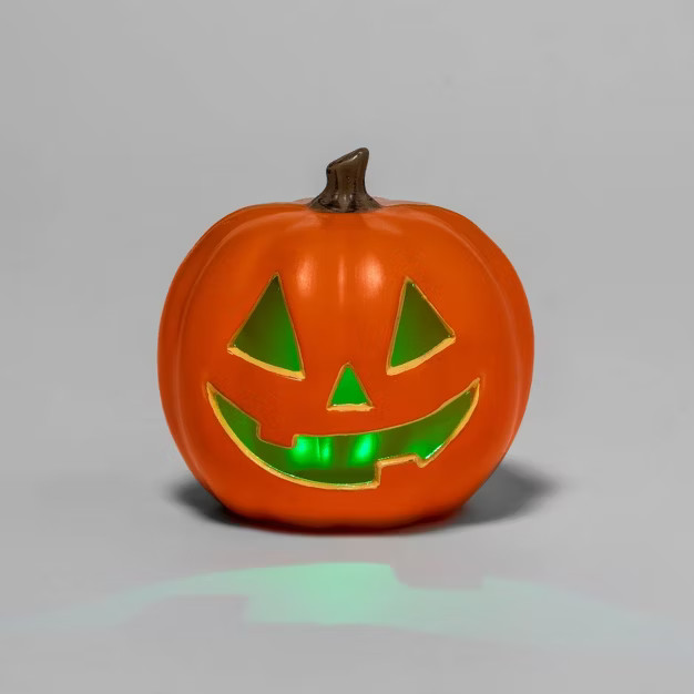 4" Light Up Color Changing Pumpkin Halloween Decorative Prop - Hyde & EEK! Boutique™ | Target