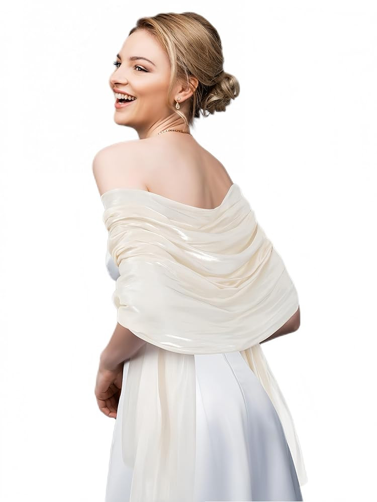 Geyoga Women's Scarf Shawls and Wraps for Evening Dress Fashion Scarf for Halloween Bridesmaid Gi... | Amazon (US)