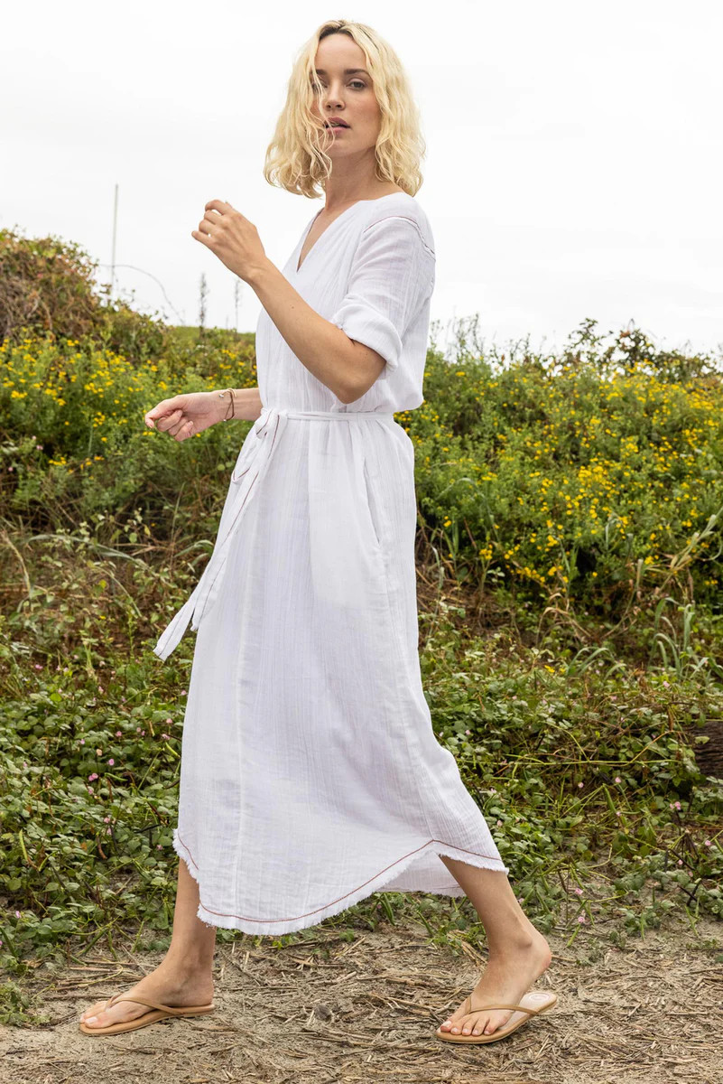 Split Neck Dress | Lilla P