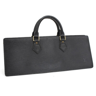 Auth LOUIS VUITTON Epi Sac Triangle Noir M52092 Hand Bag Black Leather T00I  | eBay | eBay US