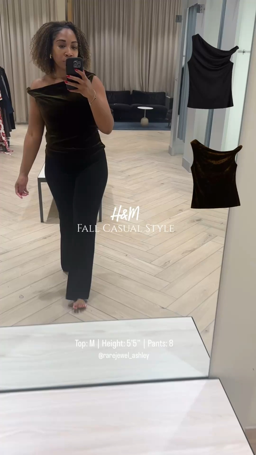 Velvet tops and bottoms are trending wardrobe pieces during the fall and winter. Loving the detail on the velvet top.

#tryon #fallstyle #fallfashion #outfitinspiration #styleinspo #ootd #lotd #velvet #velvettops #velvetpants #ootd #lotd #gifting #giftideas #giftsforher #trending 

#LTKStyleTip #LTKHoliday #LTKSeasonal