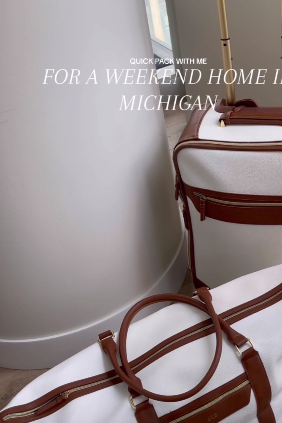 The cutest weekend luggage set! #LTKtravel