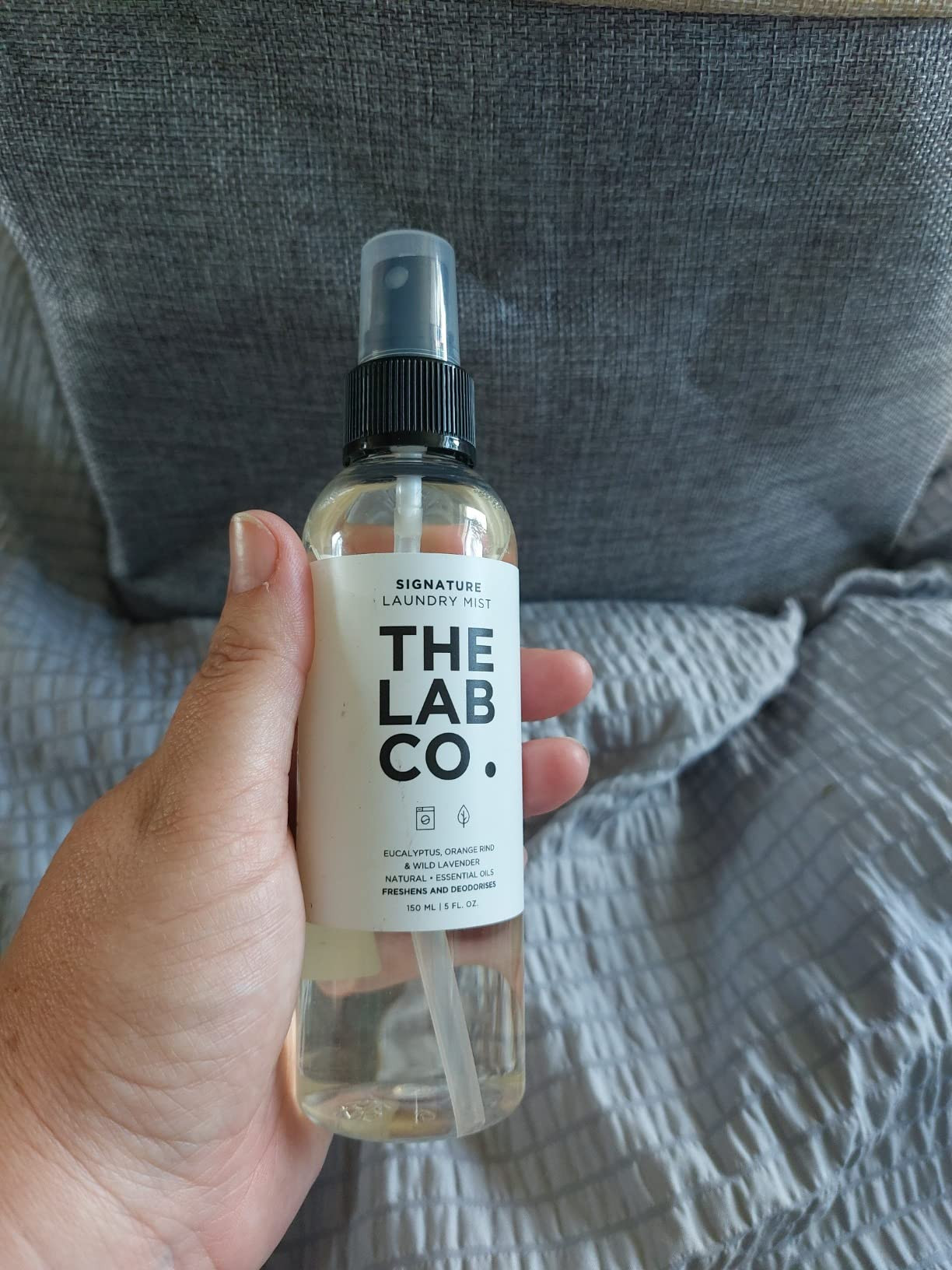 The Lab Co. Signature Laundry Mist Spray 150ml. With Lavender, Eucalyptus And Orange Rind. Freshe... | Amazon (UK)
