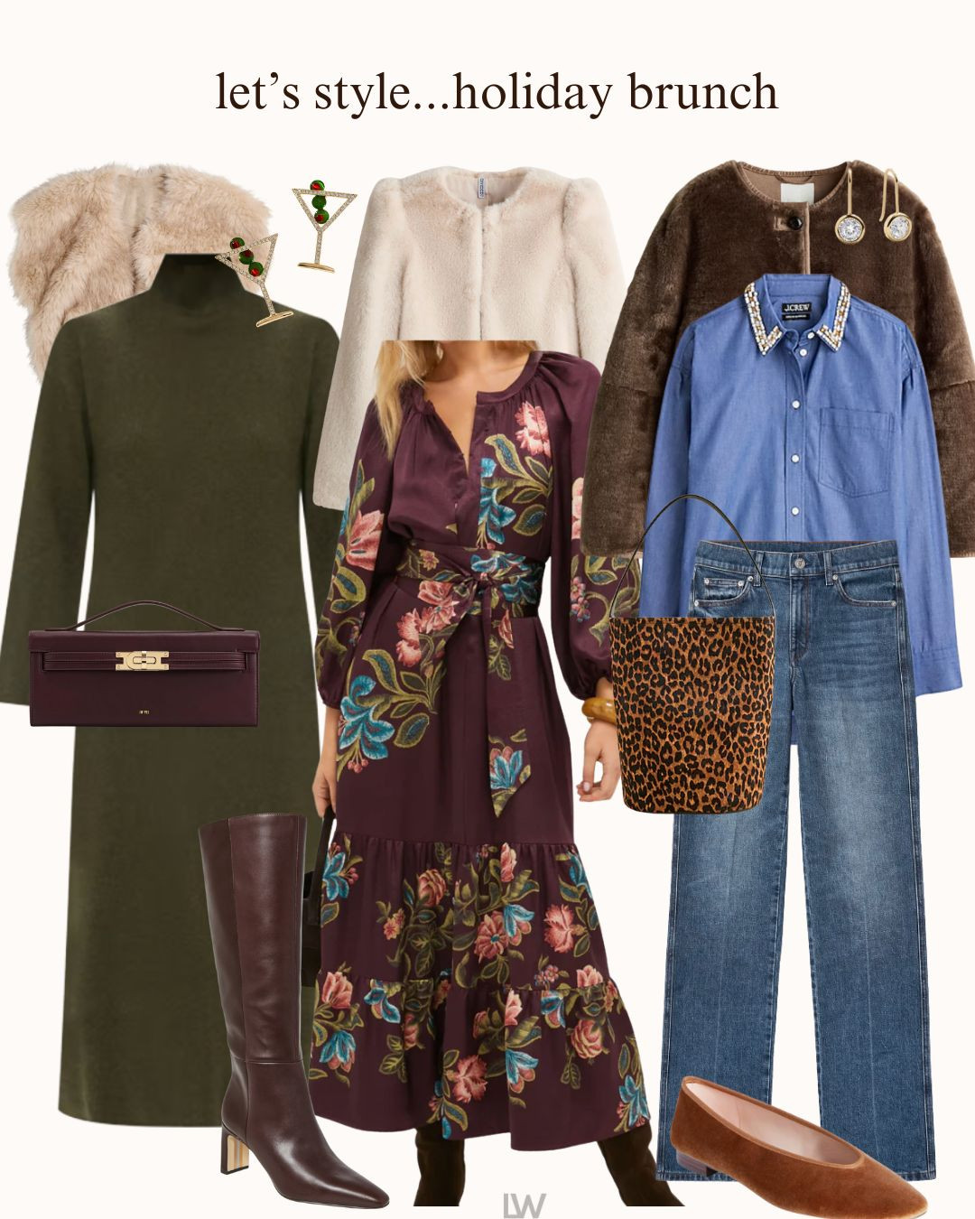 Holiday brunch looks! 

 