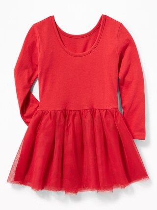 Scoop-Back Tutu Dress for Toddler Girls | Old Navy US