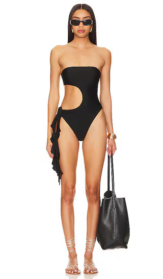 x REVOLVE Nara One Piece | Black One Piece Swimsuit | Black One Piece Bathing Suit | One Piece Swim | Revolve Clothing (Global)