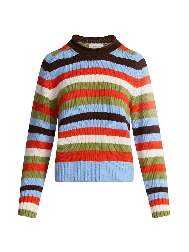 Free Assembly Women’s Saddle Shoulder Roll Neck Cotton Sweater with Long Sleeves, Sizes XS-XXL ... | Walmart (US)