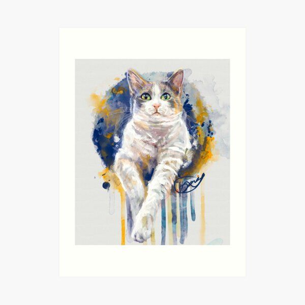 Project Caturday - Emory Art Print by joliealicia | Redbubble (US)