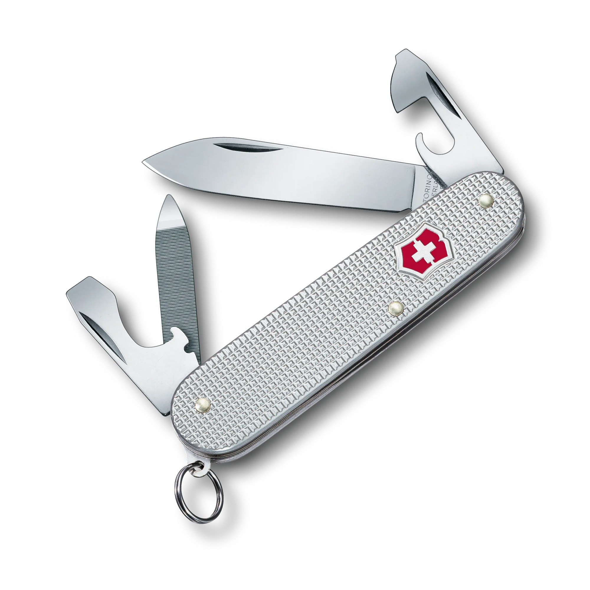 Victorinox Cadet Alox Swiss Army knife in silver
